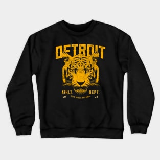 Detroit EST 2024 tiger Crewneck Sweatshirt